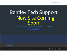 Tablet Screenshot of bentleytechsupport.com